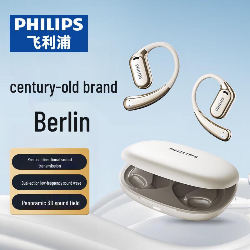 

Philips TAT3739 Bone Conduction Ear-hook Sport Bluetooth Headset