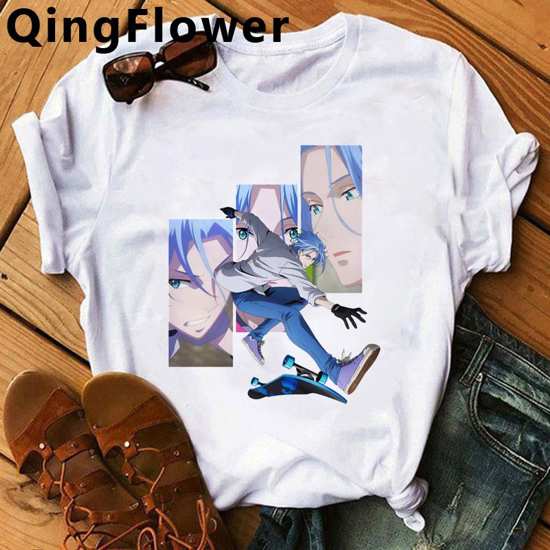 Sk8 The Infinity Skateboard Boys Skate Infinity T-Shirt Female Kawaii Print Couple Graphic Tees Women T Shirt Harajuku Kawaii