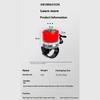 Bike Bell Alert Ring With RGB Light Compas With Charging Cable Sound Ringer Waterproof for BICYCLE Handlebars