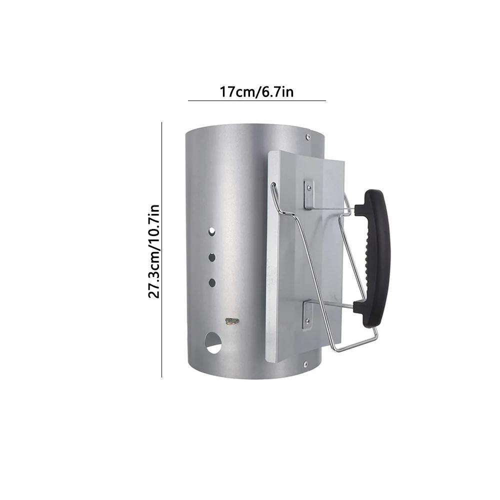 

430 Stainless Steel Charcoal Grill Chimney Starter BBQ Chimney Starter Charcoal Fire Starter for BBQ Camping Cooking Tools