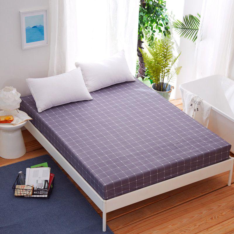 Bed Sheet Fitted Cover Without Pillowcase Floral Printed Single Double Size King