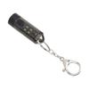 Outdoor Camping Keychain Flashlight Waterproof Portable USB Rechargeable Mini LED Flashlight Black