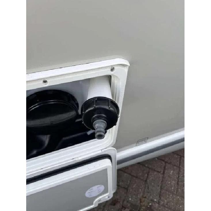 Motorhome Caravan Water Filler Cap iBC Tonne Barrel Adapter withPlastic Small Nipple Connector Garden Connector Water Pipe