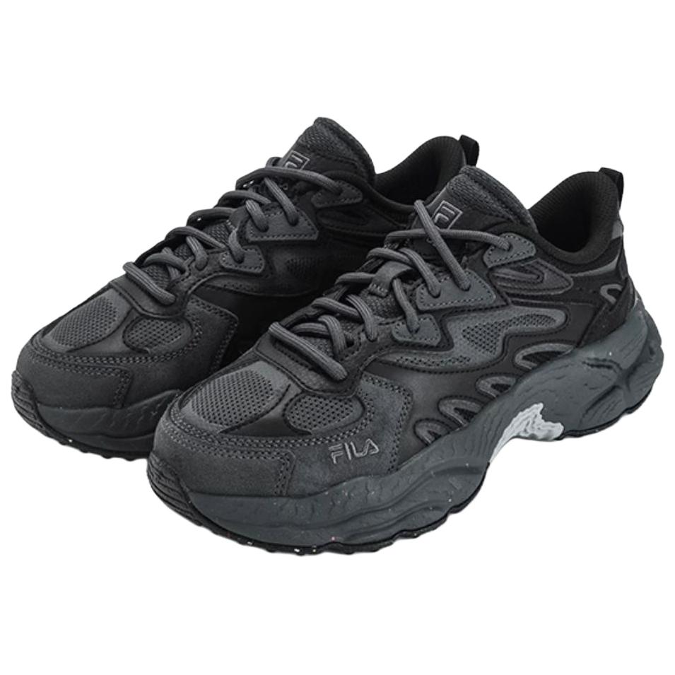 Fila Fern Comfortable Soft Durable Low-Top Dad Shoes Women Sneaker Black F52W531198FDB