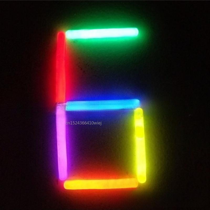 20/40Pcs Multicolor Mini Fluorescence Sticks DIY Making Bracelets Necklace Glowing Sticks Christmas Wedding Party Decoration