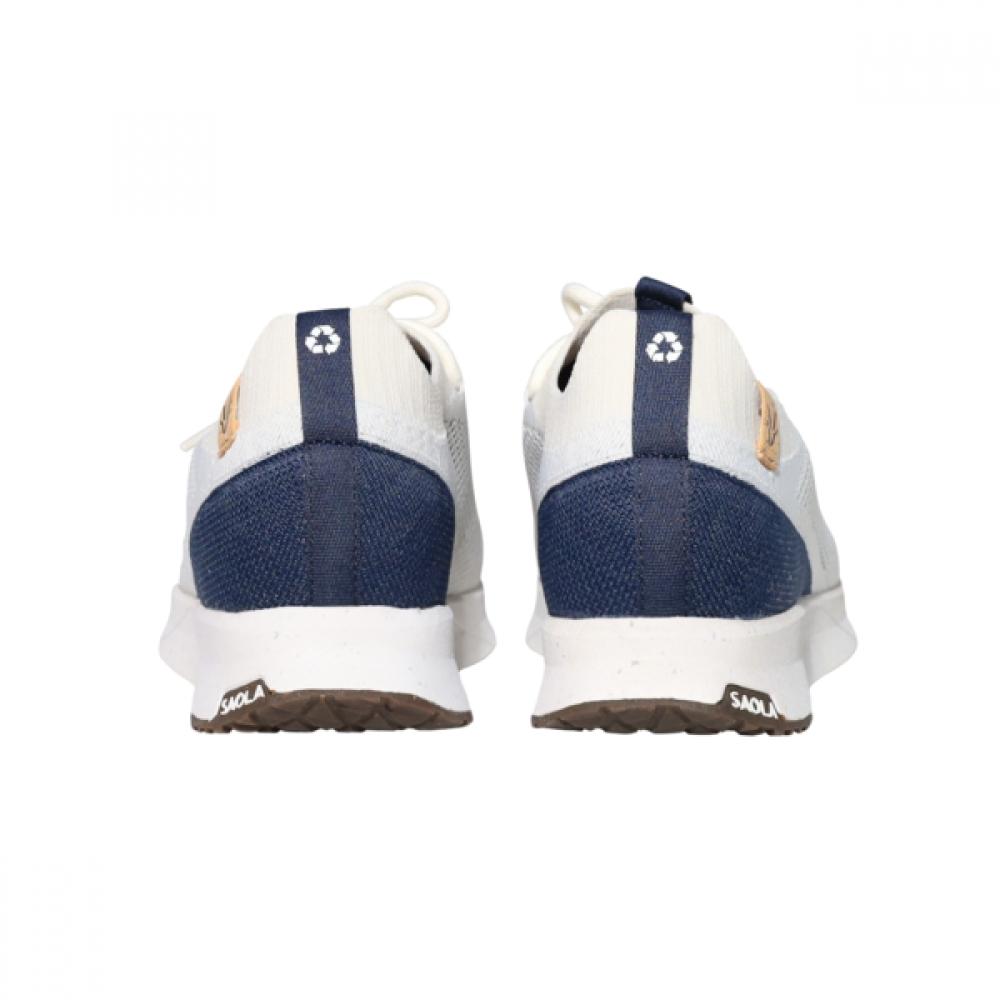 Saola Men Eco Sneaker White   Navy
