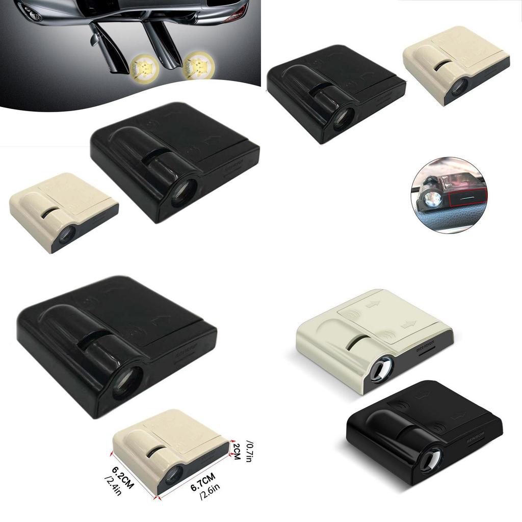 Atemberaubendes kabelloses Auto-Tür-Begrüßungslicht LED Laserprojektorlampe für stilvolle Autodekoration