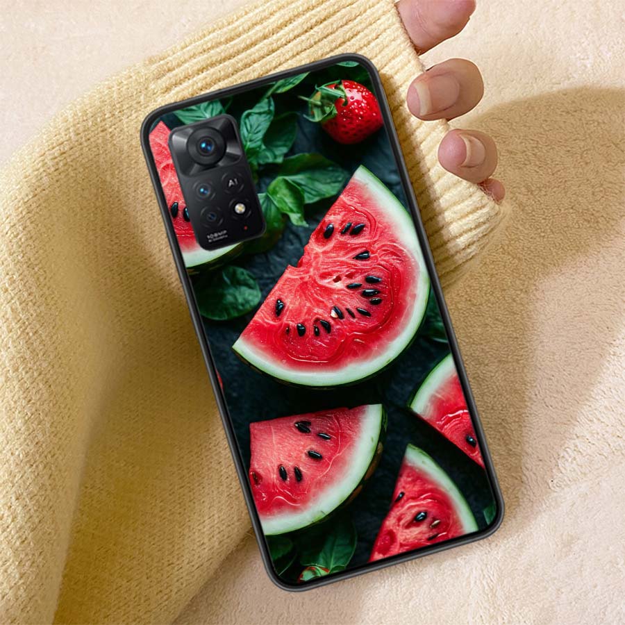 Watermelon Summer Fruit Phone Case For Redmi 13C 14C Note 14 13 Pro Plus 5G 12 12C 10A 10C 10 9A 9C 9T 9 8 8A K70 Pro Cover TPU