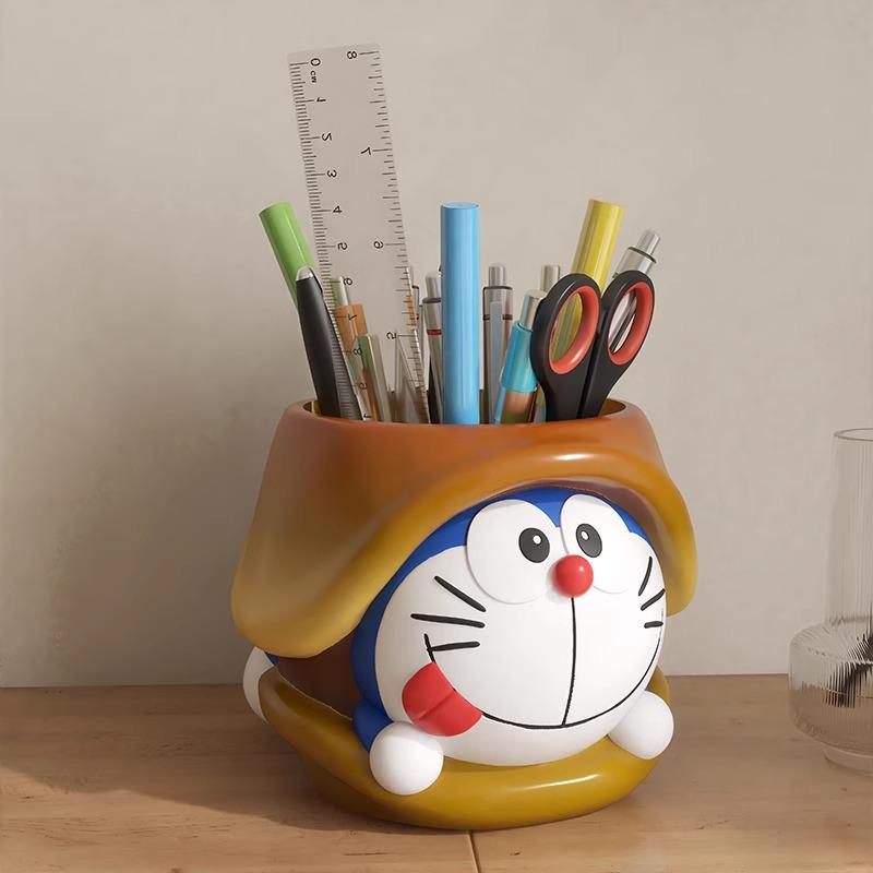 Creative & Cute Calligraphy Brush Holder: Multifunctional Desktop Storage for Students, Kids, or Office Decor.