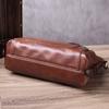 Luxe Handtas Dames Tote Bag Vintage Gewaxt Leer Schoudertas voor Werk Reizen Herfst Winter Nieuwe Mode Portemonnee