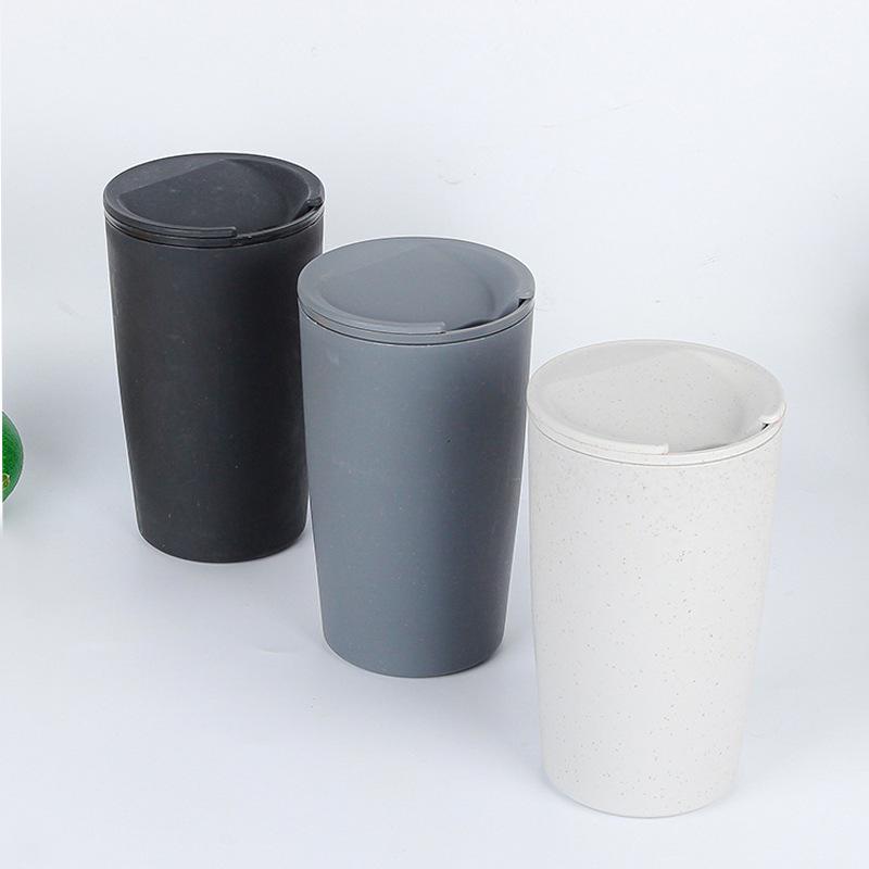 Eco-Friendly Wheat Straw Drinkware: Coffee, Beer, Milk & Water Cups