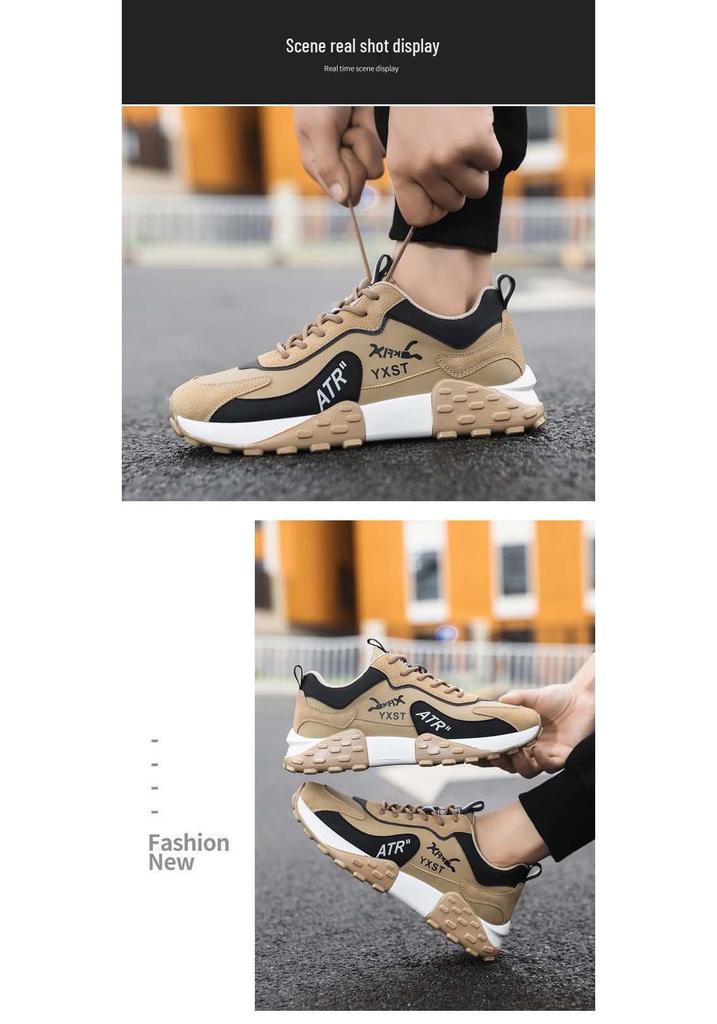 Vielseitige Freizeit-Laufschuhe für Herren - Leicht, Rutschfest, Atmungsaktiv, Weiche Sohle, Bequem und Verschleißfest.