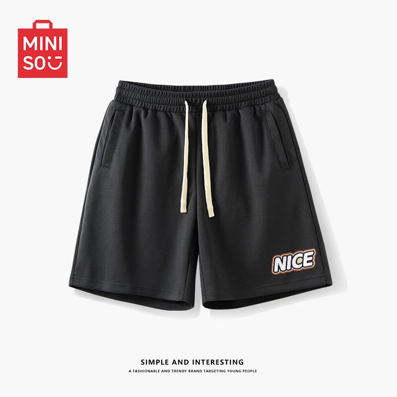 MINISO Men s Heavyweight Straight-Leg Casual Shorts 2XL