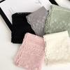 Embroidered Flower Sunscreen Shawl Breathable Mesh Female Headscarf Retro Lace Scarf  Women