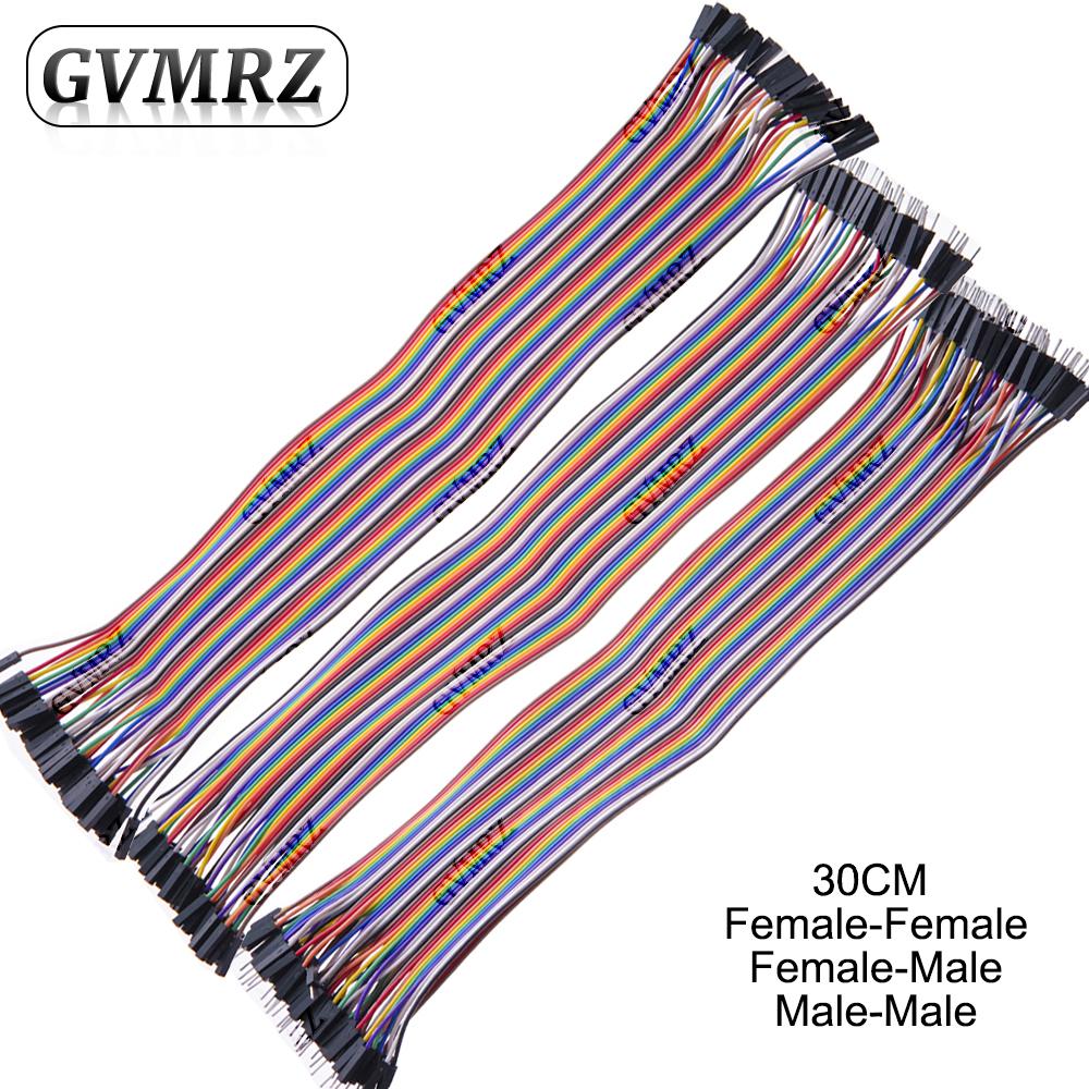 Dupont Cable Kit 10CM 20CM 30CM  Male to Male Female to Female Male to Female Jumper Wires for Arduino Raspberry P