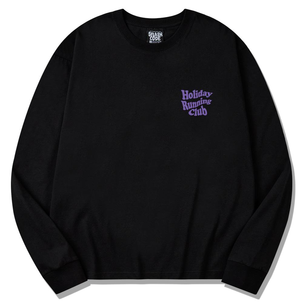 Seupeullaesikodeu Long Sleeve Black - Holiday Running Club