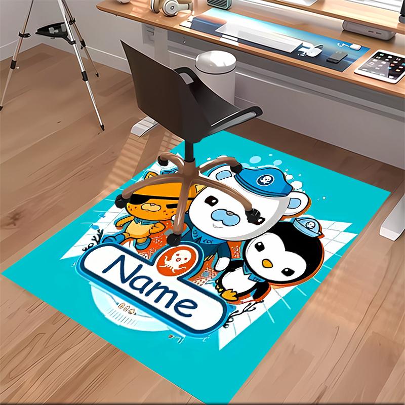 Custom personalization Octonauts Print Area Rug - Soft, Washable Non-Slip Indoor Mat,Living Room,Home&Office Decorative Rug