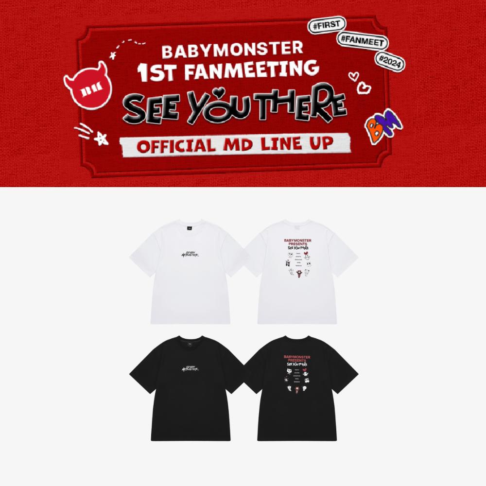 

Футболка BABYMONSTER 1st Fanmeeting SEE YOU THERE