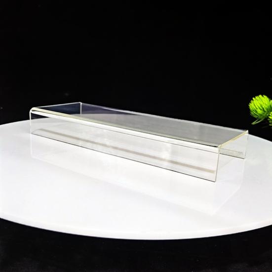 Klarer Acryl-Display-Ständer Rechteckiger Tisch-Display-Ständer Wiederverwendbare Dessert-Ständer Sammlerstück-Regal für Cupcakes Schmuck Kosmetik Mehrstufiger Display