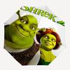 Shrek-Thema Automatischer Regenschirm, Leicht & Tragbar, 8 Speichen, Perfekt für Reisen im Freien, Geburtstage, Weihnachten, Geschenke.