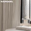 1 Stück Eleganter einfarbiger Verdunkelungsvorhang beidseitiger Chenille-Jacquard dicke Vorhänge für Schlafzimmer Wohnzimmer Balkonfenster für Heimdekoration