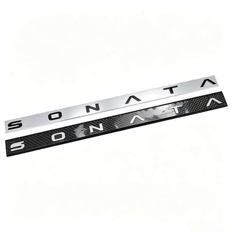 Applicable To the New Sonata Car Logo English SONATA Car Sticker Modified Letter Label, Tail Label Car Label
