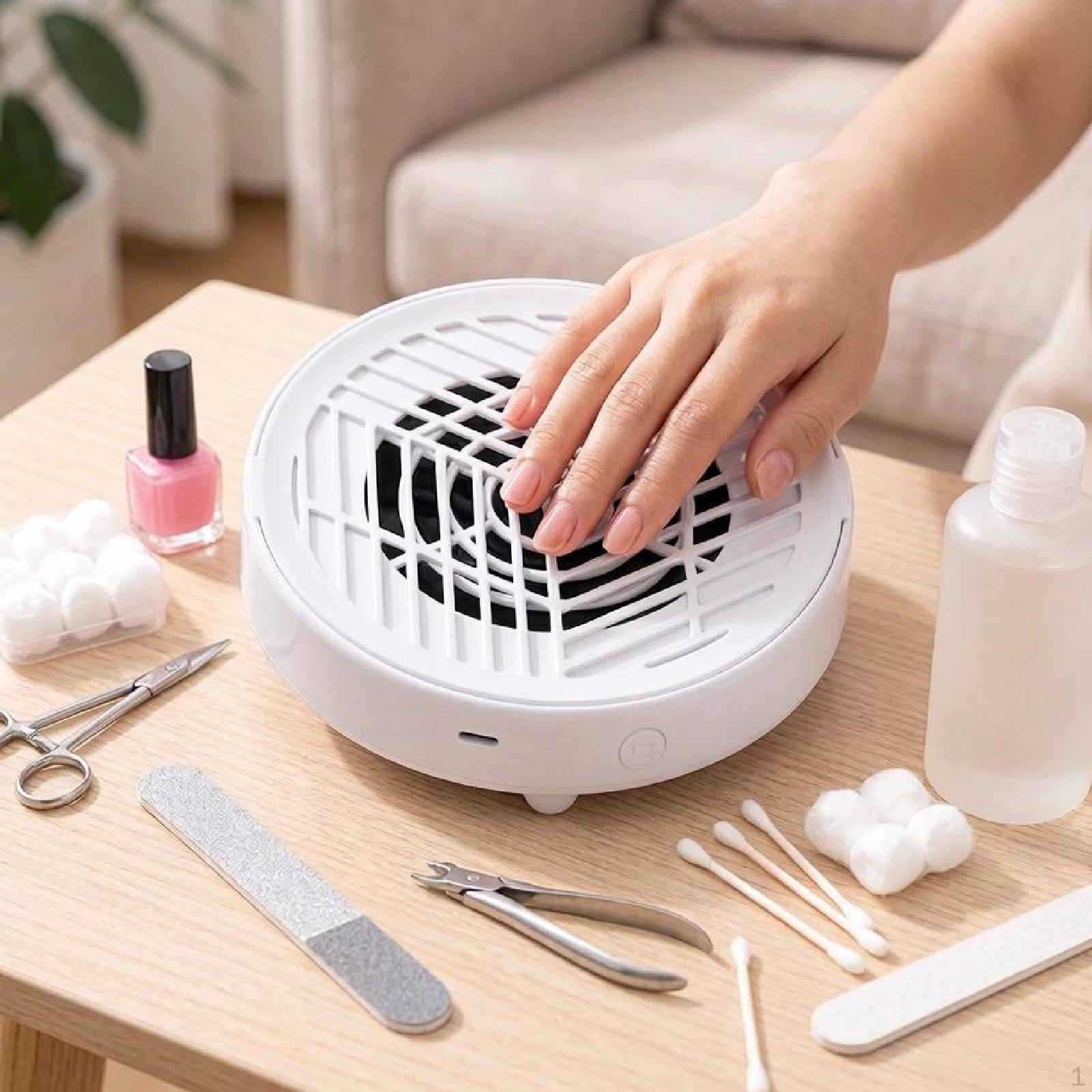 

Nail Dust Collector Art Tool Low Noise Powerful Electric Vacuum Cleaner Fan for White