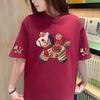 2026 Year of the Horse Festive Red Parent-Child T-Shirt for Family Gatherings