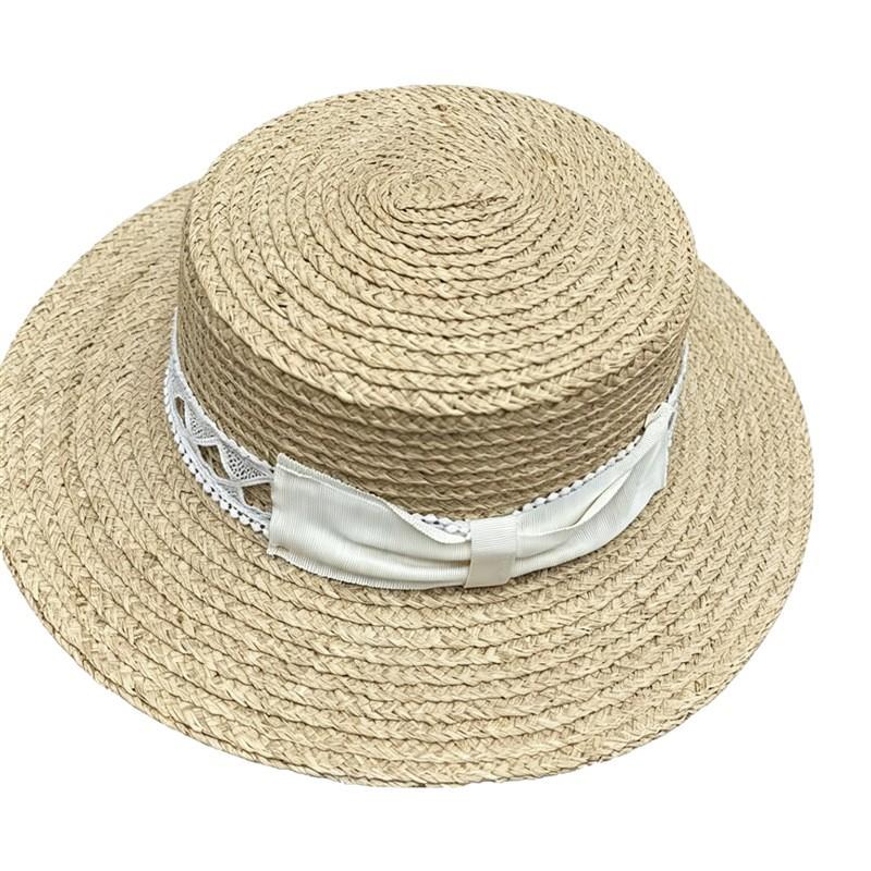 Lafite Hat Spring and Summer European and American Straw Hat Mountaineering Travel Vacation Upturned Edge Beach Straw Hat Performance Jazz Hat