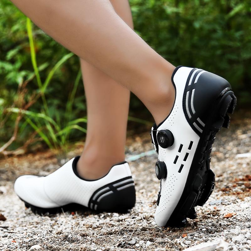 Professional Men Speed Cycling Sneaker Road Bike Shoes Cleats Non-slip MTB Shoes Racing Outdoor Women Mountain Bicycle Footwear