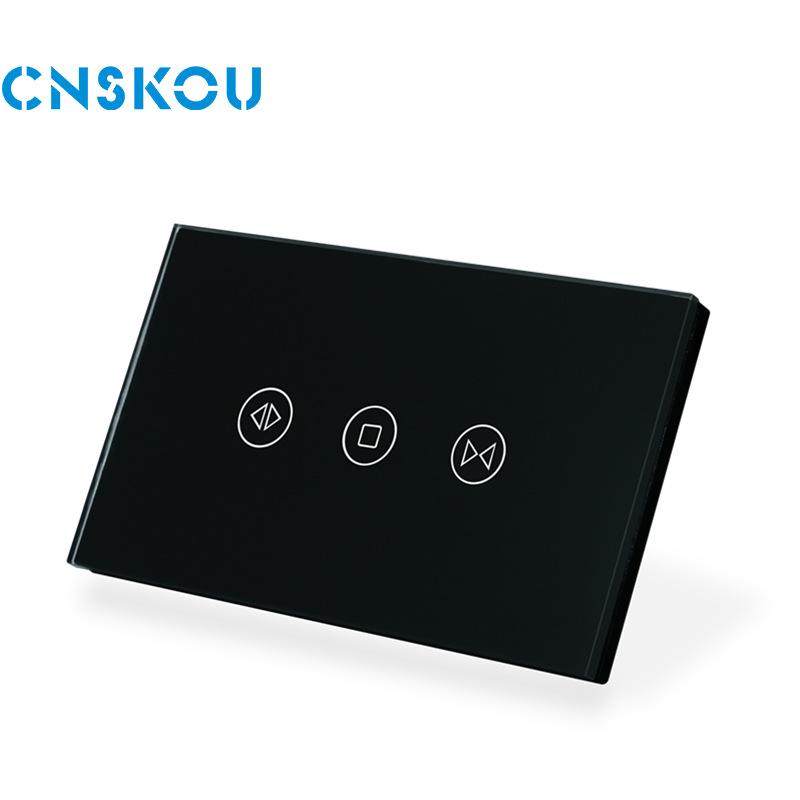 Zigbee Smart Touch Curtain Switch with Alexa Voice Control and Tuya Integration
