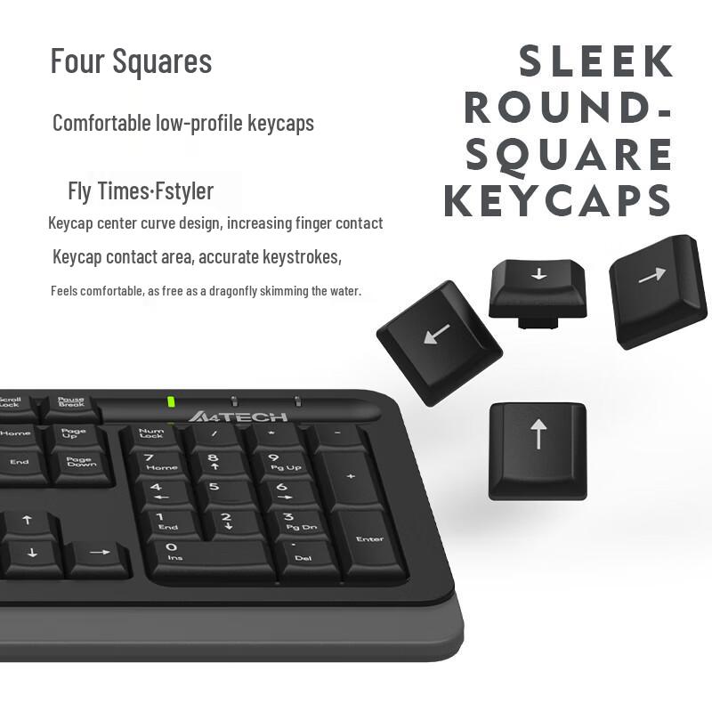 A4TECH FK10/FK10Q Wired Membrane Keyboards