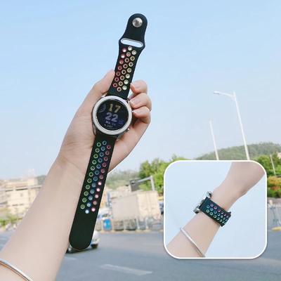 Für 22mm 20mm Uhrenarmband für Samsung Galaxy Watch 6-5-pro-4-Classic/active 2 Silikon Sportlocharmband Huawei GT 4-3-2e-pro Strap