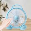 Low Noise Portable Small Table Fan Rechargeable Power Supply Quiet Personal Cooling Fan  Dorm