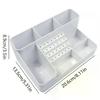 Nail Art Plastic Organizer Container Gel Polish Remover Cleaning Cotton Pad Swab Box Storage Case Accessories Tool Clean Desktop