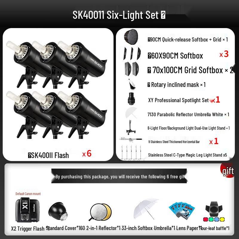 Godox SK400II 400W Studio Flash Kit