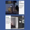 IP65 Waterproof Motion Induction Wall Lamp 3 Lighting Modes Super Bright LED Solar Light Separate Panel Remote Control