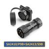 WEIPU SA24 SA2410/P SA2413 IP67 Waterproof Male Plug Female Socket Panel Connector M24 2 3 4 9 10 12 12B 19 Pin Soldering M24