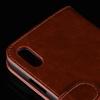 Motorola Edge Leather Flip Case with Crazy Horse Texture & Photo Frame