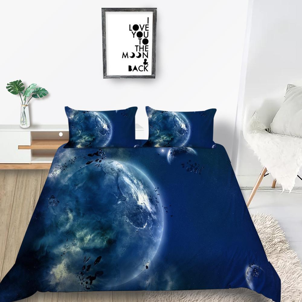 

Домашнее постельное белье звезда 3D пододеяльник Постельное белье Покрывала набор пододеяльников домашний декор наволочка дышащая EU Single 135x200cm