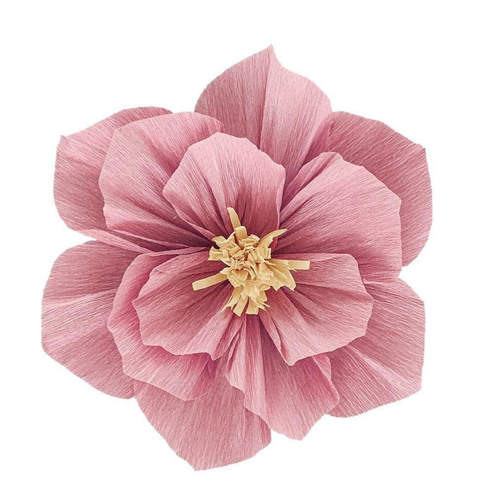 

Background Wall Wedding Festival Decoration Artificial Flower Crafts Flower Ball Paper Flower 30cm розовый