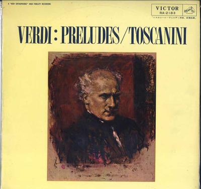 LP Record  - Verdi: Overtures and Preludes RA2183 VICTOR Japan Classical Used