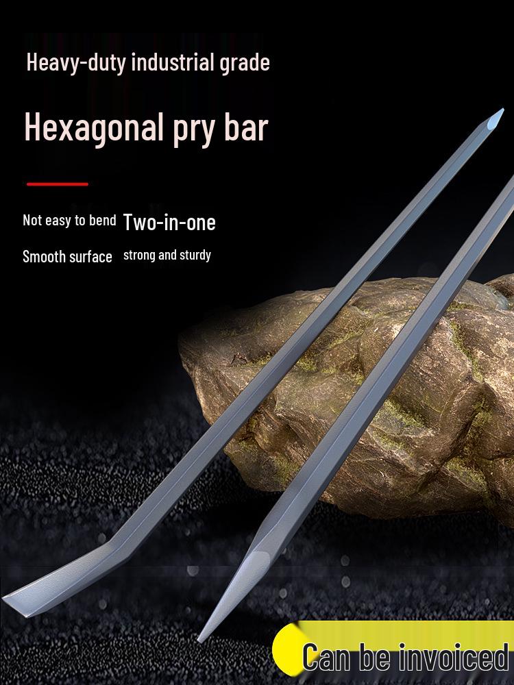 Multifunctional Heavy-Duty Steel Pry Bar with Free Shipping