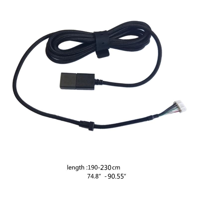 Cabo de Fone de Ouvido para Jogos USB para Kraken7.1 RGB/KrakenV3 Cabo/Edição Kitty Fio Trançado Duradouro