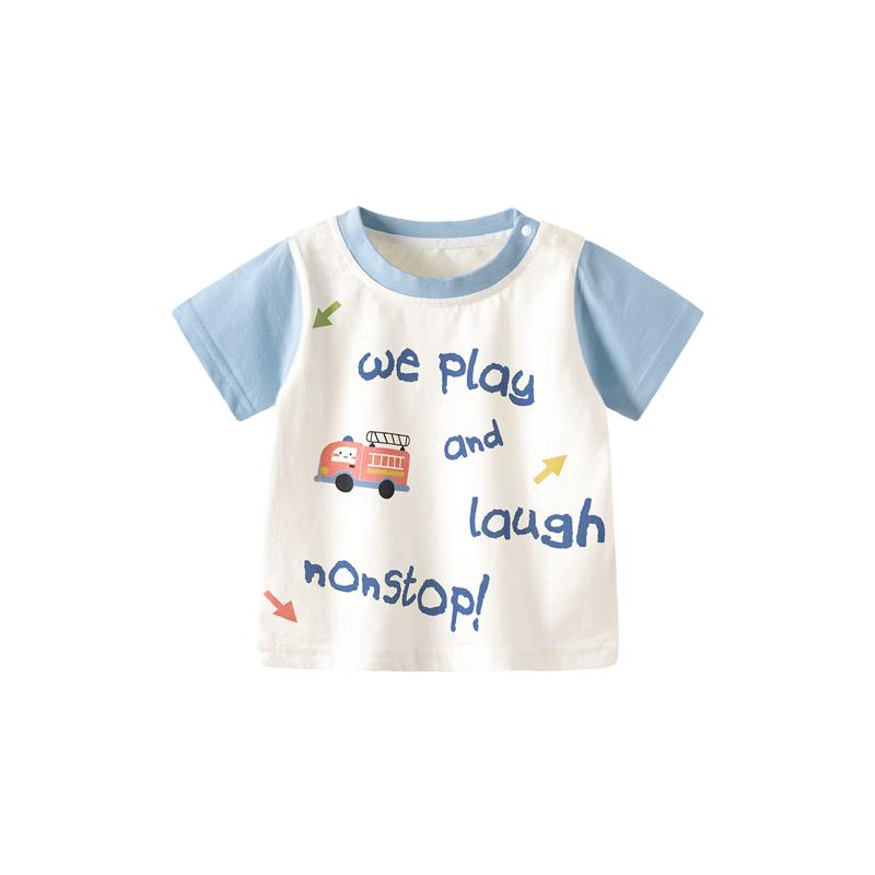 

Baby Kids Pure Cotton Short Sleeve T-Shirt 80