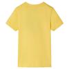 T-shirt pour enfants avec manches courtes ocre clair 92/104/116/128/140