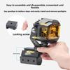 A-Pillar Spotlight Expansion Bracket For Mitsubishi Pajero Sport 2006-2019 Front Engine Hood Dual Light Quick-Release Lamp Stand