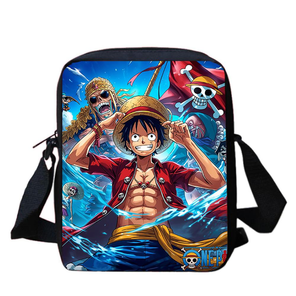 One Piece Cartoon Mini Ita Crossbody Bag Lightweight Durable Adjustable Strap Ideal Gifts For Boys Girls Kids Casual Daily Trip