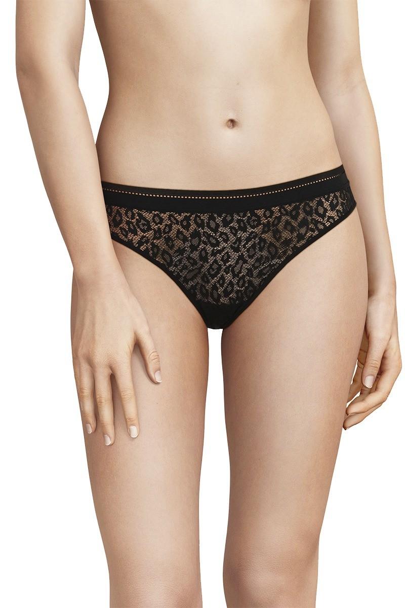 

Трусики бразиліана Passionata (95382) 4(L) прозорий колір чорний
