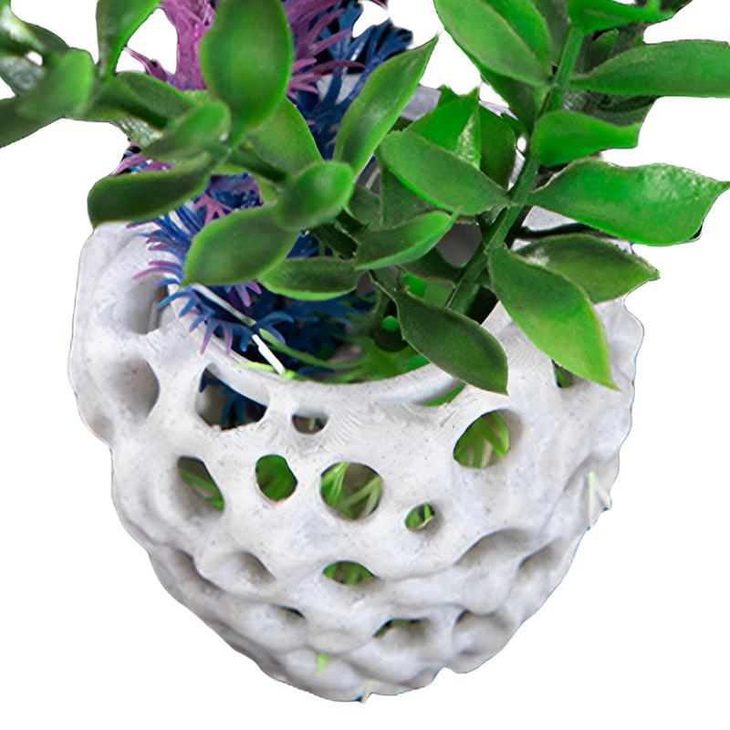 Shrimp Hides for Aquarium Shrimp Fish Tank Decoration Betta Fish Hide Cave for Small Fish Porous Stable Aquarium Hideouts Cave